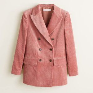 MANGO Corduroy Blazer